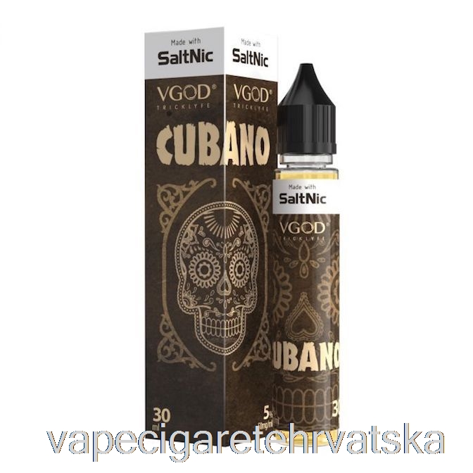 Vape Cigarete Cubano - Vgod Saltnic - 30ml 25mg